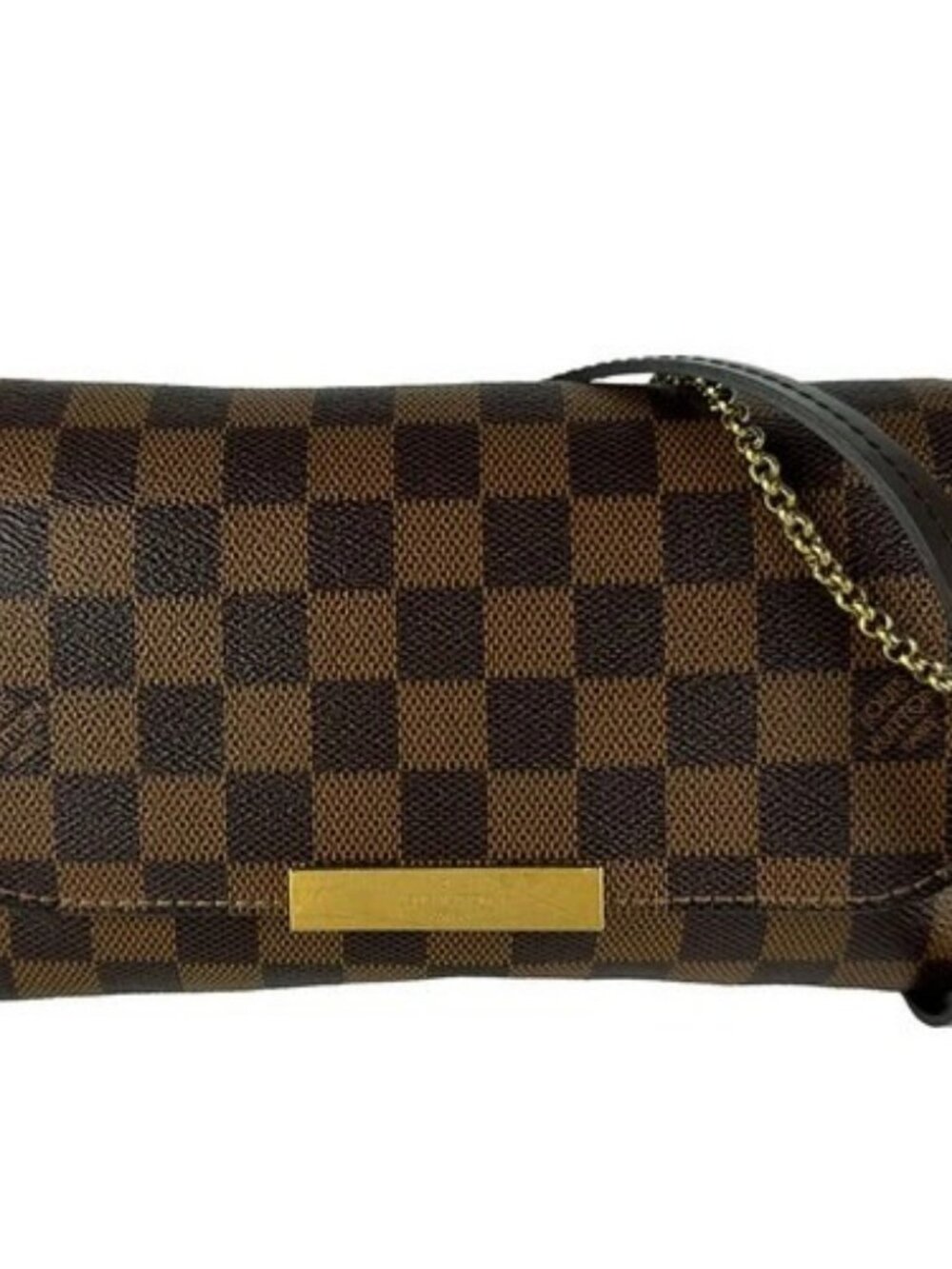 Auth LOUIS VUITTON Damier Ebene Favorite PM Shoulder Bag Handbag N41276 - z10951
